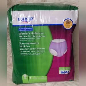 Equate Maximum Absorbancy Woman's Fitted Underwear - XL